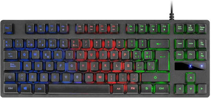 Mars Gaming - MK02 Negro Teclado Gaming H-Mech FRGB TKL Antighosting Idioma Español