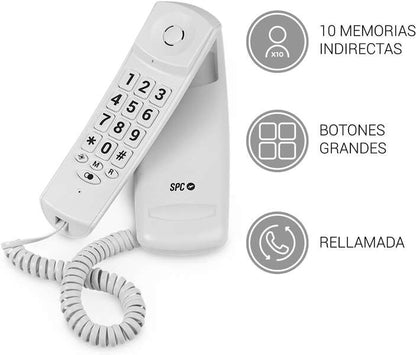 SPC - Original Lite 2 Teléfono analógico Blanco