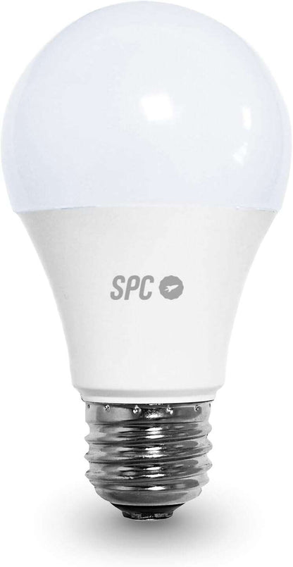 SPC Aura 800 Bombilla Led Regulable Wi-Fi E27 - Control de Intensidad y Color - Compatible con Amazon Alexa y Google Assistant - APP SPC Iot - Color Blanco 1 pieza(s)