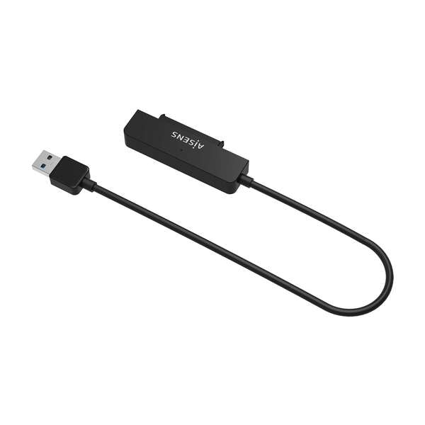 Aisens Adaptador ASE-25A03B SATA a USB-A USB 3.0/USB3.1 Gen1 para Discos Duros 2.5" - Color Negro 1 pieza(s)