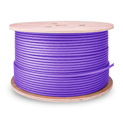 AISENS - Cable de Red RJ45 LSZH Cat.6 UTP Rigido AWG23 CCA (Aleacion)  Violeta  305M