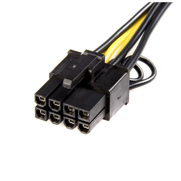 StarTech.com - Cable adaptador de alimentación PCI Express de 6 pines a 8 pines