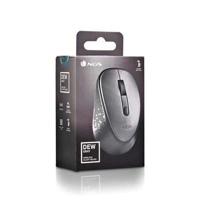 NGS Dew Gray Raton Inalambrico USB 1600dpi - 3 Botones - Uso Diestro - Color Gris 1 pieza(s)