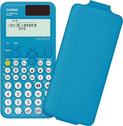 Casio Iberia Classwiz FX-85SP Calculadora Cientifica Pantalla LCD 12 Digitos - Tabla de Valores, Simplificacion de Fracciones, Division Entera etc... - Tapa Protectora - Color Azul 1 pieza(s)