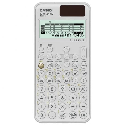 Casio Iberia Classwiz FX-991 SP Calculadora Cientifica Pantalla LCD 12 Digitos - Mas de 560 Funciones - Tapa Protectora - Color Blanco 1 pieza(s)