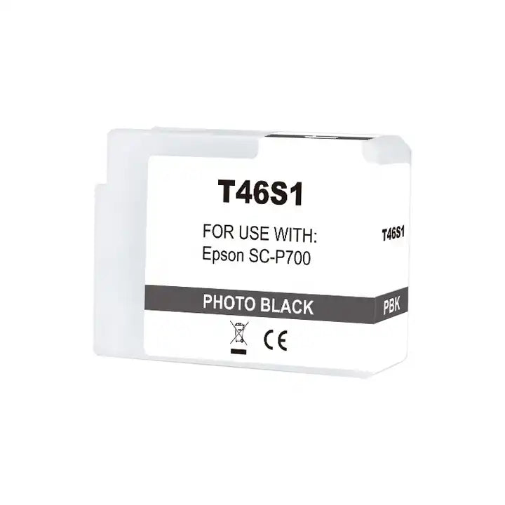 Epson T46S1 Negro Photo Cartucho de Tinta Pigmentada Generico - Reemplaza C13T46S100 Tintasmurcia.com