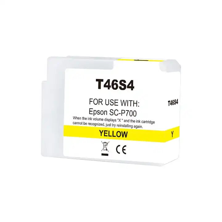 Epson T46S4 Amarillo Cartucho de Tinta Pigmentada Generico - Reemplaza C13T46S400 Tintasmurcia.com