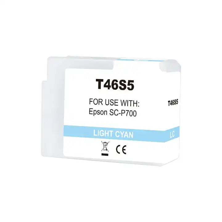 Epson T46S5 Cyan Light Cartucho de Tinta Pigmentada Generico - Reemplaza C13T46S500 Tintasmurcia.com