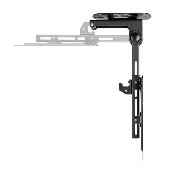 AISENS - Soporte de Techo Giratorio  Plegable para Monitor/TV 20Kg de 19-43  Negro