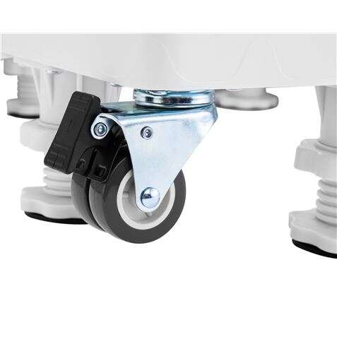 Cromad Soporte/Base Ajustable Serie PRO con Ruedas para Nevera y Lavadoras - Color Blanco 1 pieza(s)