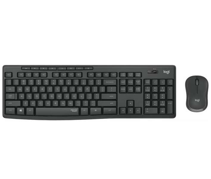 Logitech MK295 Pack Inalambrico Teclado (Portugues) + Raton 1000dpi 3 Botones - Teclas y Botones Silenciosos - Uso Ambidiestro - Color Negro 1 pieza(s)