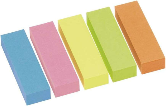 Global Notes inFO Pack de 5 Blocs de 100 Marcadores de Pagina 50 x 15mm - Certificacion FSC? - Colores Amarillo, Azul, Naranja, Verde y Rosa 1 pieza(s)