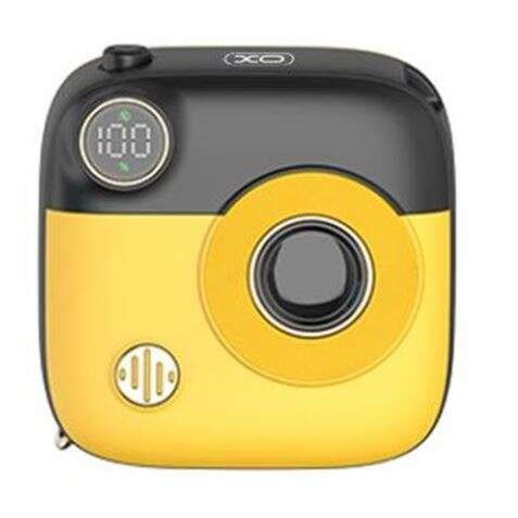 XO Powerbank 10000Mah - Conexion Magnetica - Carga Rapida - Dimensiones 68x68x28.2mm - Color Amarillo 1 pieza(s)