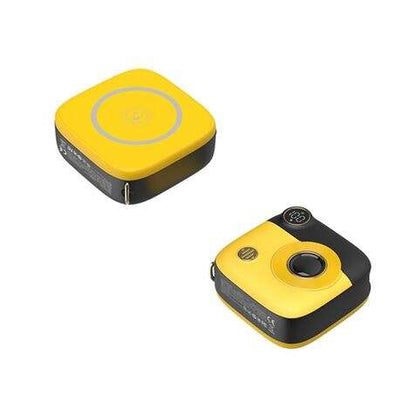 XO Powerbank 10000Mah - Conexion Magnetica - Carga Rapida - Dimensiones 68x68x28.2mm - Color Amarillo 1 pieza(s)