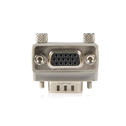 StarTech.com - Right Angle VGA / VGA Cable Adapter Type 1 - M/F DB15 Gris