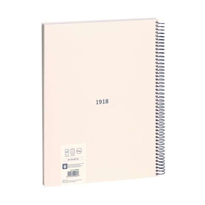 Milan - 57143E80BG cuaderno y block A4 80 hojas Beige