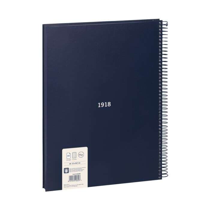 Milan - 57143E80B cuaderno y block A4 80 hojas Azul