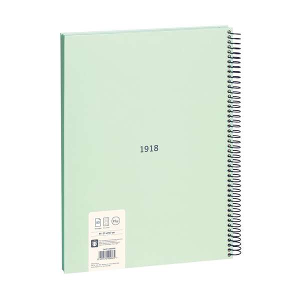 Milan - 57143E80GR cuaderno y block A4 80 hojas Verde