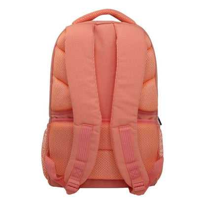 Milan Serie 1918 Mochila Escolar 25L - 3 Bolsillos Delanteros + 2 Bolsillos Laterales - Asas Regulables y Acolchadas - Tamaño 46,5x30x17cm - Color Rosa 1 pieza(s)