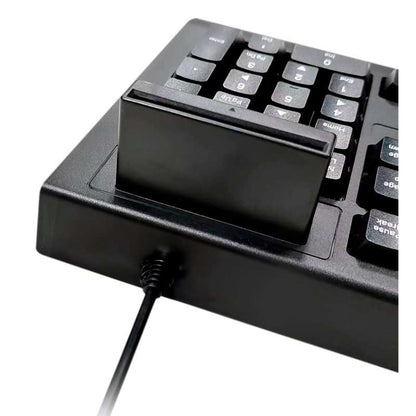 Unykach KB918 Teclado USB con Lector Inteligente de Tipo PC/SC 2.0 como DNIe o Tarjeta Sanitaria Española - Idioma Español - Color Negro 1 pieza(s)