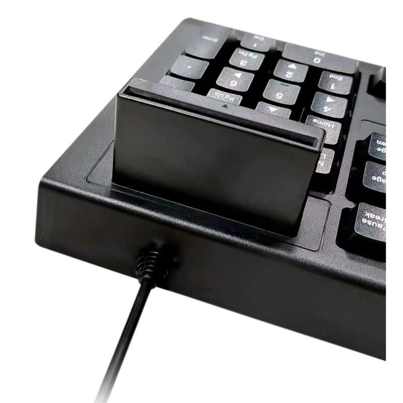 Unykach KB918 Teclado USB con Lector Inteligente de Tipo PC/SC 2.0 como DNIe o Tarjeta Sanitaria - Idioma Portugues - Color Negro 1 pieza(s)