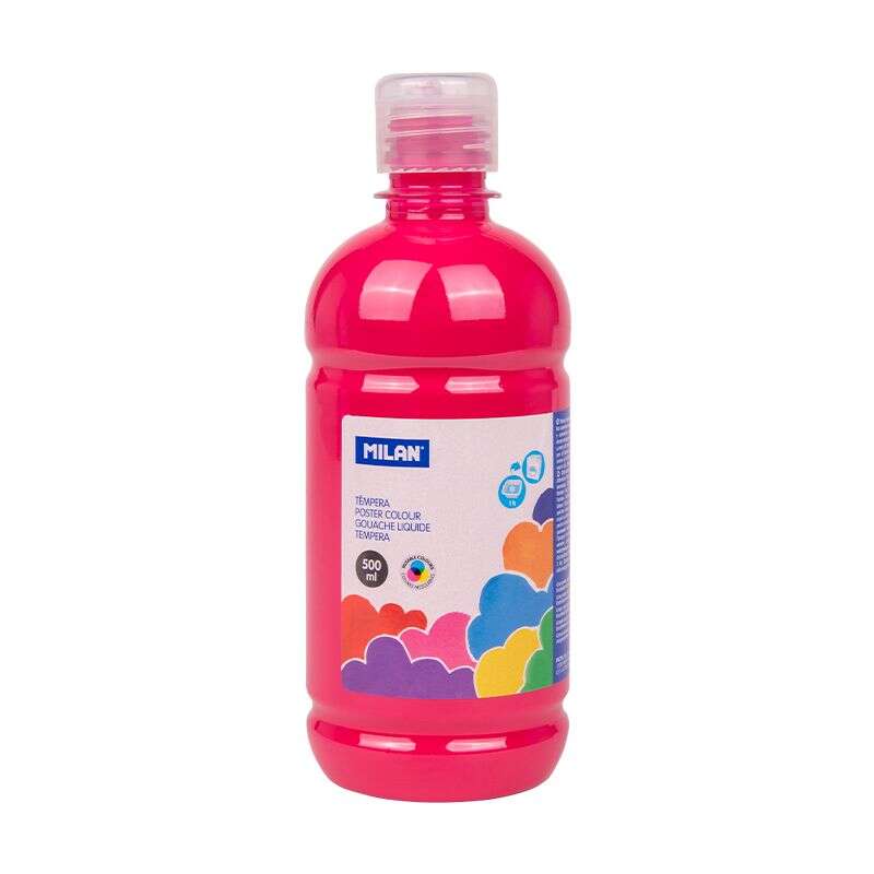 Milan - BOTELLA 500ML TEMPERA MAGENTA MILAN 03633