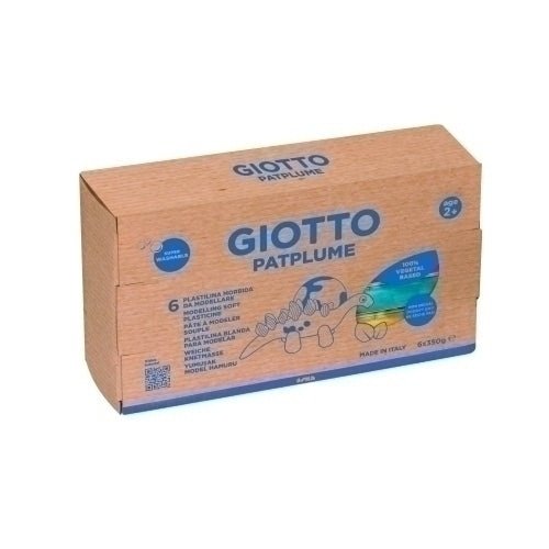 Giotto - PLASTILINA PATPLUME 350GR C/16 PRIMARIOS