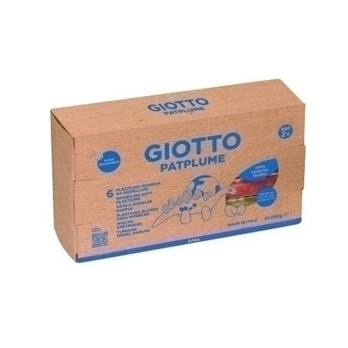 Giotto - PLASTILINA PATPLUME 350GR C/6 SKIN TONES