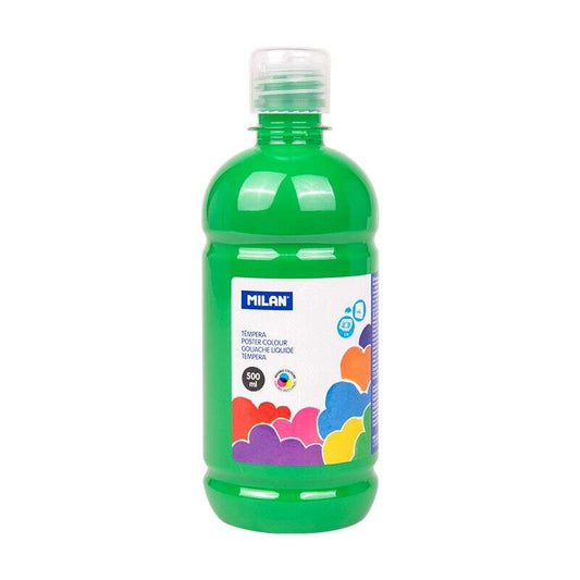 Milan - BOTELLA 500ML TEMPERA VERDE CLARO MILAN 03660