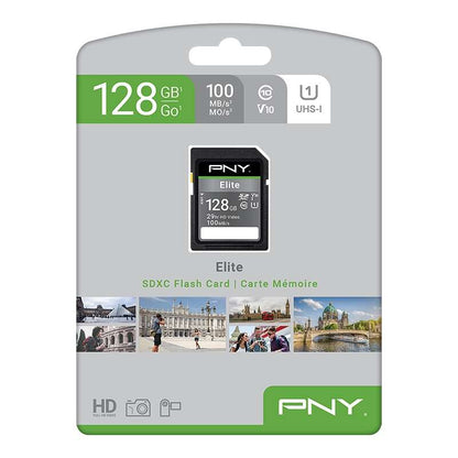 PNY Elite Tarjeta SDXC 128GB U1 V10 Clase 10 1 pieza(s)