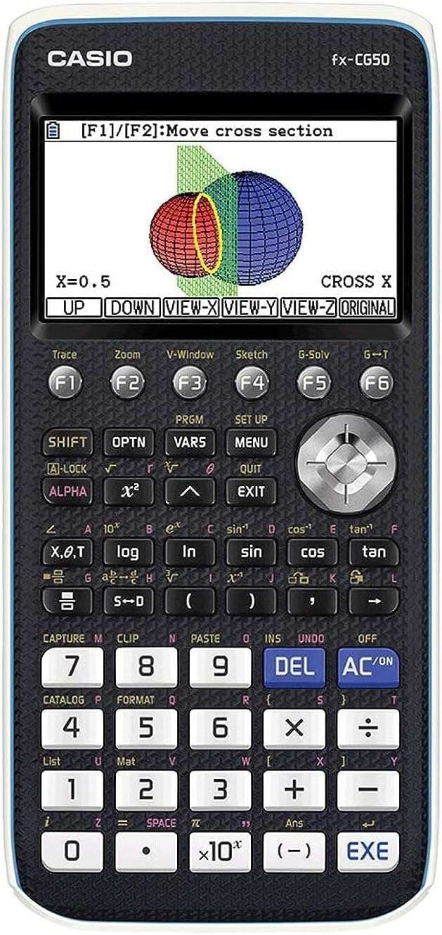 Casio - FX-CG50 calculadora Bolsillo Calculadora gráfica Negro