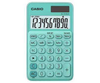 Casio - SL-310UC-GN calculadora Bolsillo Calculadora básica Verde