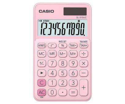 Casio - SL-310UC-PK calculadora Bolsillo Calculadora básica Rosa