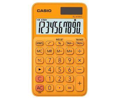 Casio - SL-310UC-RG calculadora Bolsillo Calculadora básica Naranja