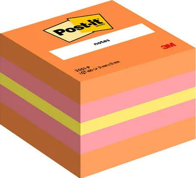 Post-It - 2051-P nota autoadhesiva Plaza Naranja  Rosa  Amarillo 400 hojas Autoadhesivo