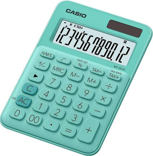 Casio - MS-20UC-GN calculadora Escritorio Calculadora básica Verde