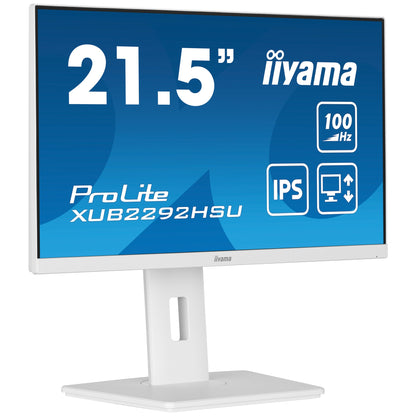 iiyama ProLite XUB2292HSU-W6 pantalla para PC 54,6 cm (21.5") 1920 x 1080 Pixeles Full HD LED Blanco