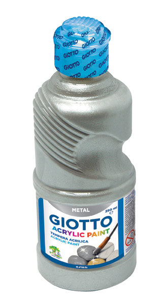 Giotto - 0533900 pintura acrílica 250 ml Plata Botella