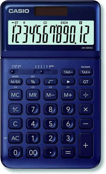 Casio - JW-200SC calculadora Escritorio Calculadora básica Marina