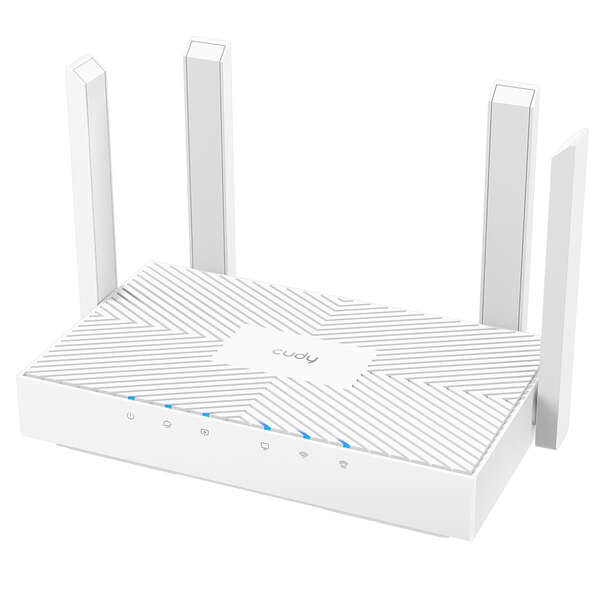 Cudy WR1300E Router WiFi AC1200 Doble Banda - 3 Puertos Gigabit Ethernet - 4 Antenas Externas 1 pieza(s)