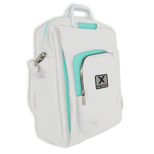 Approx - appNBST15x maletines para portátil 39 6 cm (15.6") Mochila bandolera Turquesa  Blanco