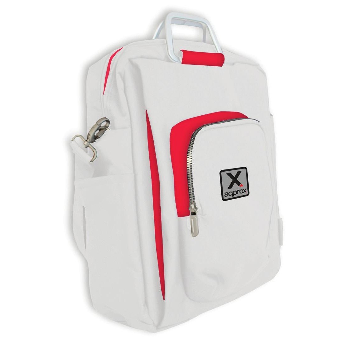 Approx - appNBST15x maletines para portátil 39 6 cm (15.6") Mochila bandolera Rojo  Blanco