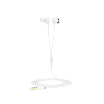 Ksix Auriculares con Cable y Microfono - Color Blanco 1 pieza(s)