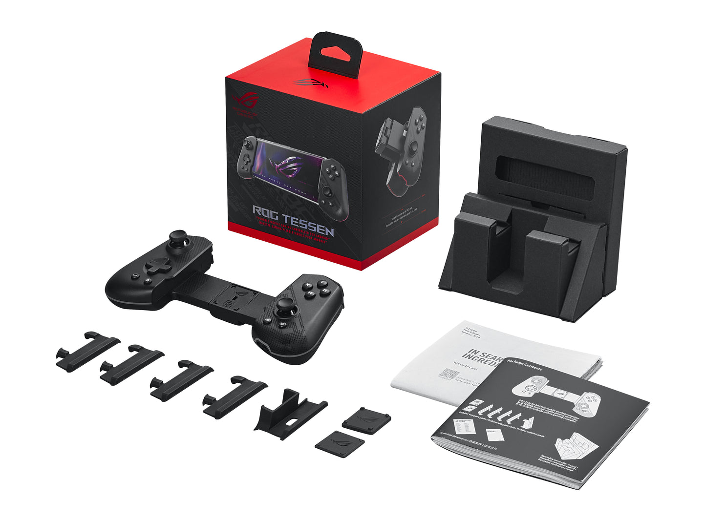 ASUS - ROG Tessen Negro  Gris USB 3.2 Gen 1 (3.1 Gen 1) Gamepad Analógico/Digital Android