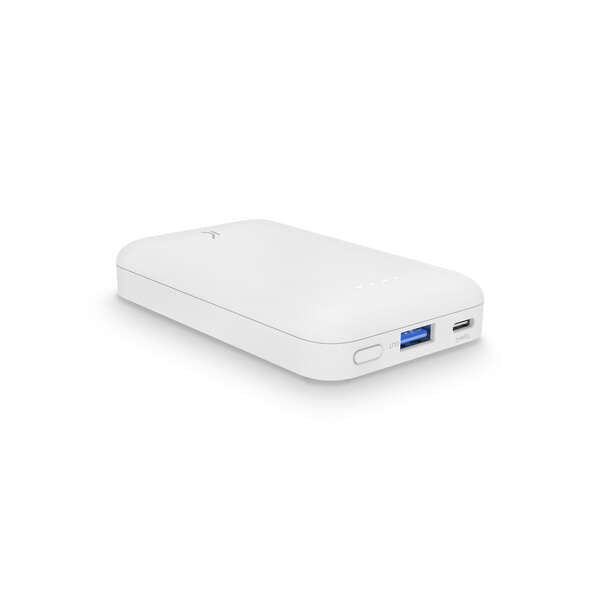 Ksix Powerbank Magnetica 5.000mAH 20W PD + Cable USB-A Micro-USB - Color Blanco 1 pieza(s)