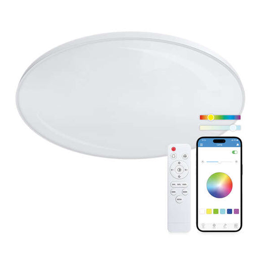 Ksix Halo Smartled Panel RGBIC - Control por APP - 90W - 47cm 1 pieza(s)