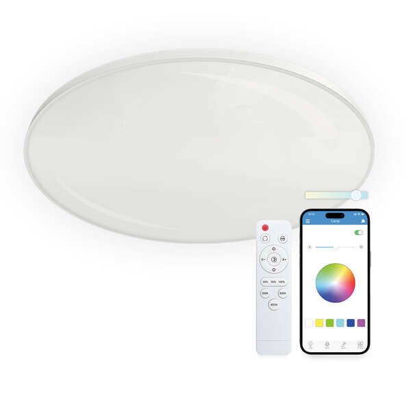 Ksix Halo Smartled Panel RGBIC - Control por APP - 90W - 47cm 1 pieza(s)