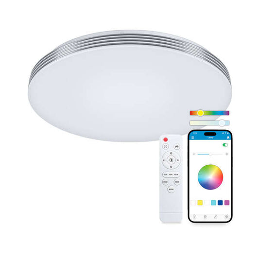 Ksix Boreal Smartled Plafon RGBIC - Control por APP - 72W - 38.5cm 1 pieza(s)