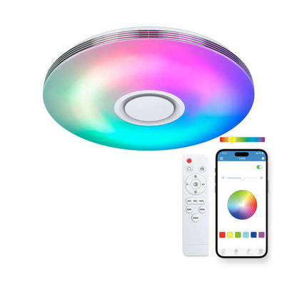 Ksix Aura Smartled Plafon Altavoz RGBIC - 90W - 49cm 1 pieza(s)