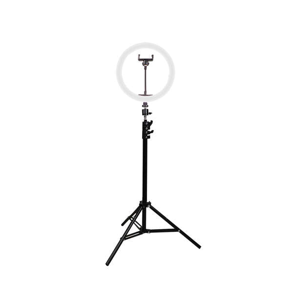 Ksix - KIT STUDIO LIVE MAX ARO DE LUZ CON TRÍPODE SUELO 1 60 M PARA SMARTPHONE